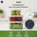 effakf™ FreshNest™ Smart Food Storage Container Set