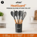 effakf™ HeatGuard™ Premium Silicone Kitchen Tool Set